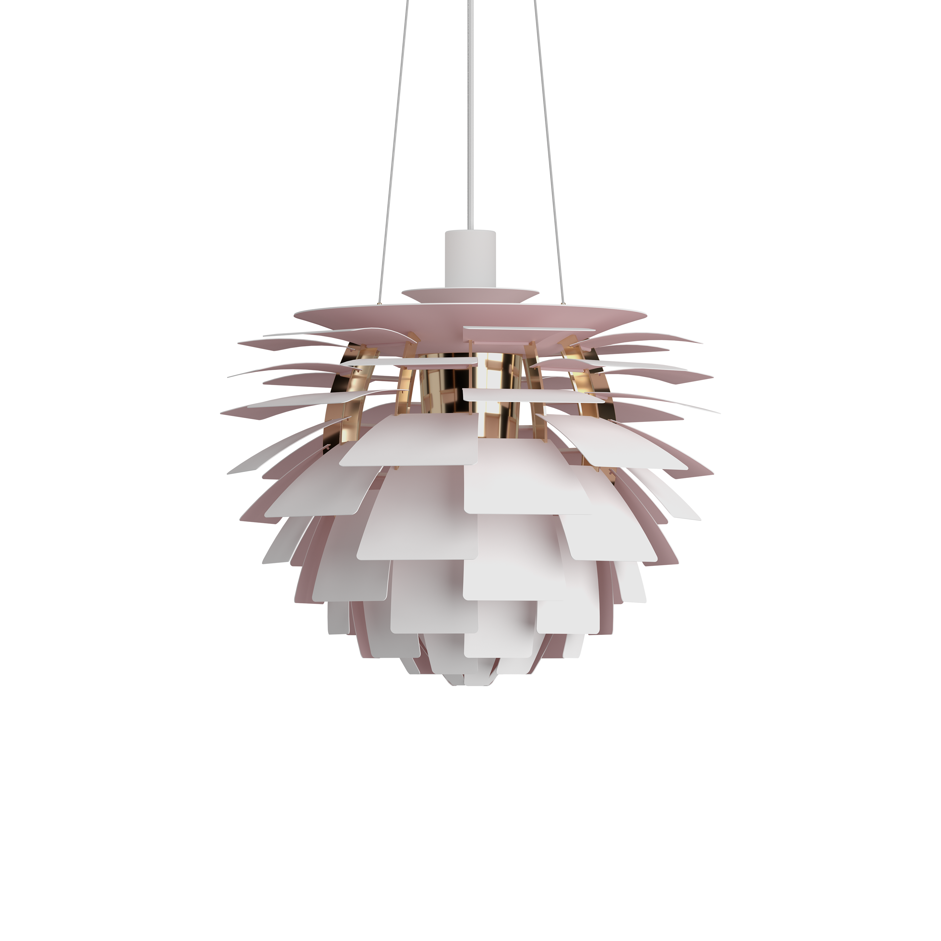 Lampa wisząca PH ARTICHOKE GLASS różowy