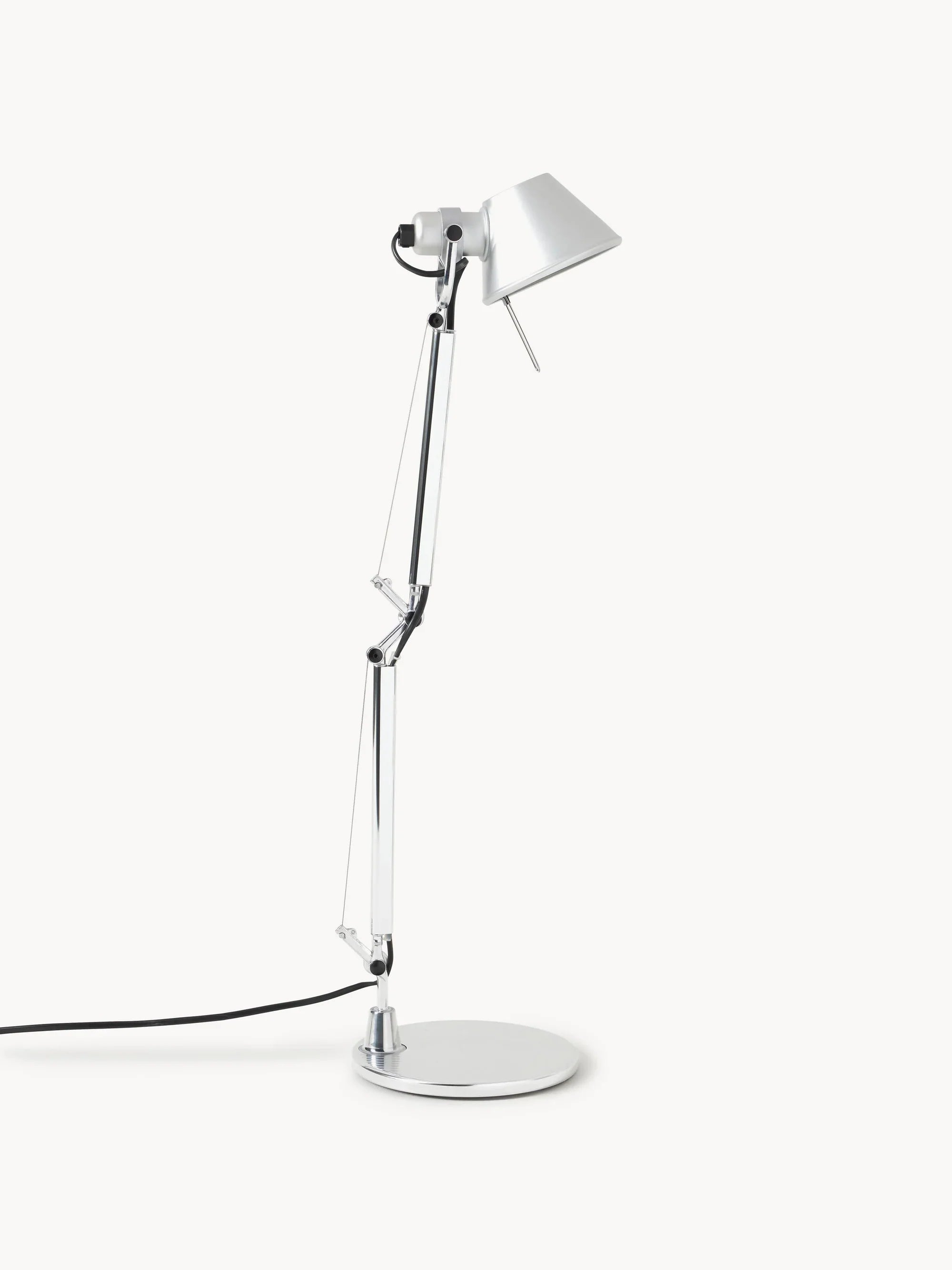 Lampa biurkowa regulowana TOLOMEO MICRO matowy srebrny