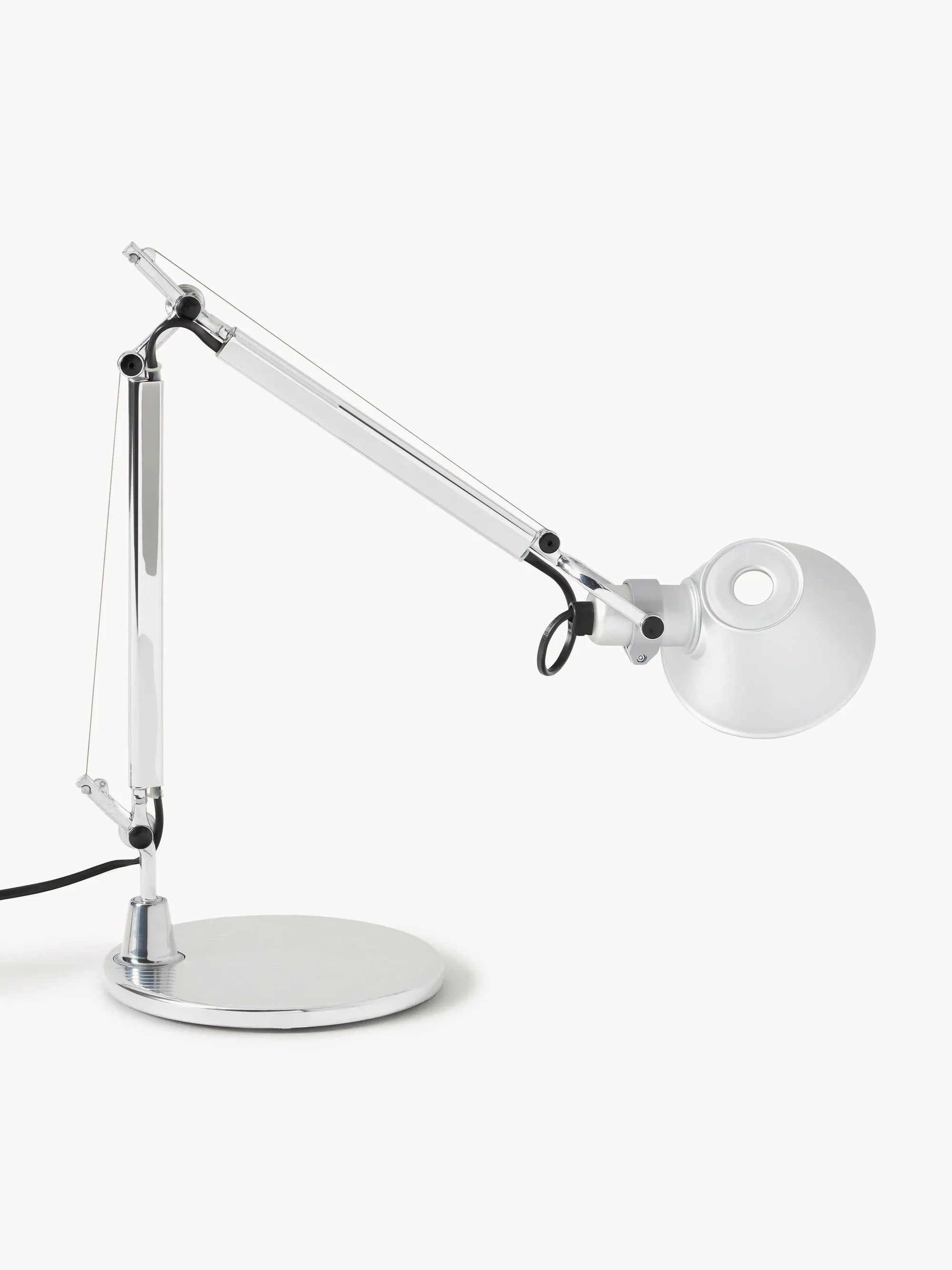 Lampa biurkowa regulowana TOLOMEO MICRO matowy srebrny