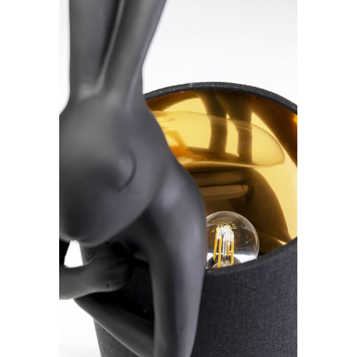 Animal Rabbit Black– lampa stołowa