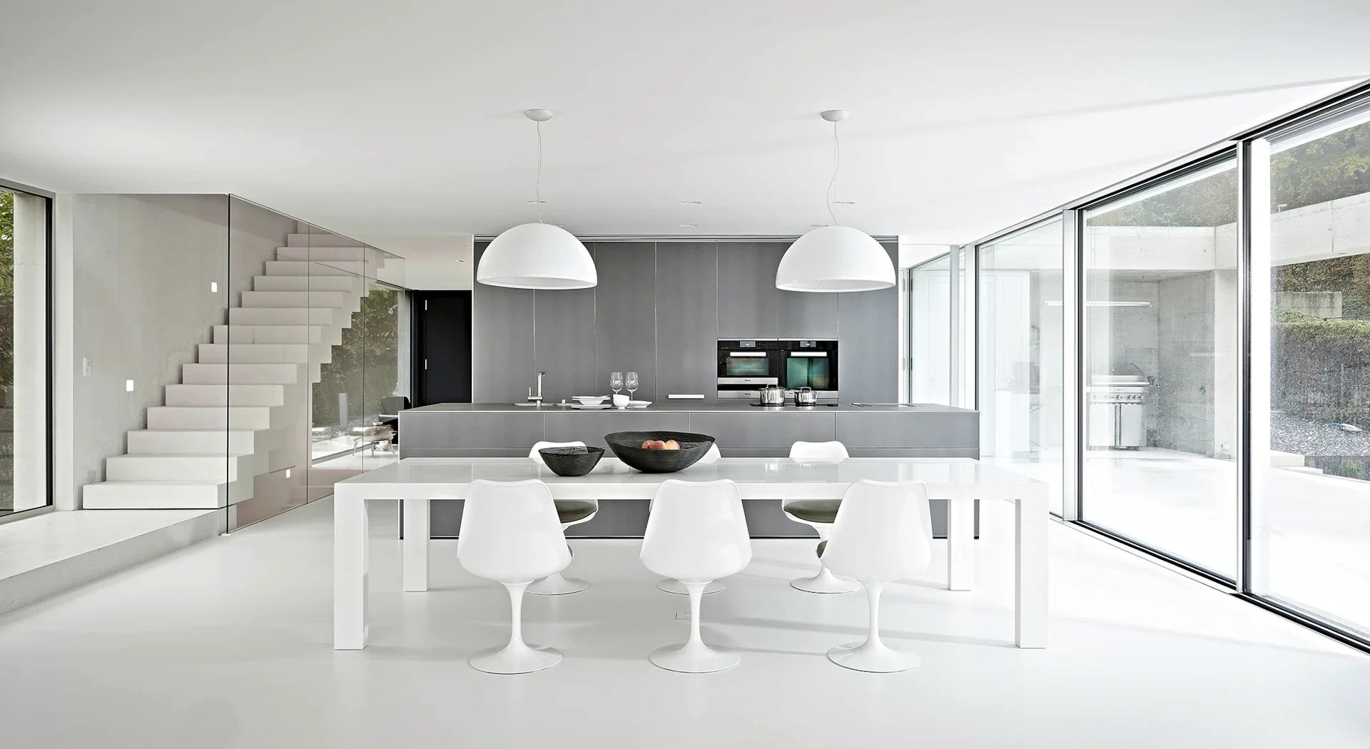 Lampa wisząca SKYGARDEN 2 połyskujący biały