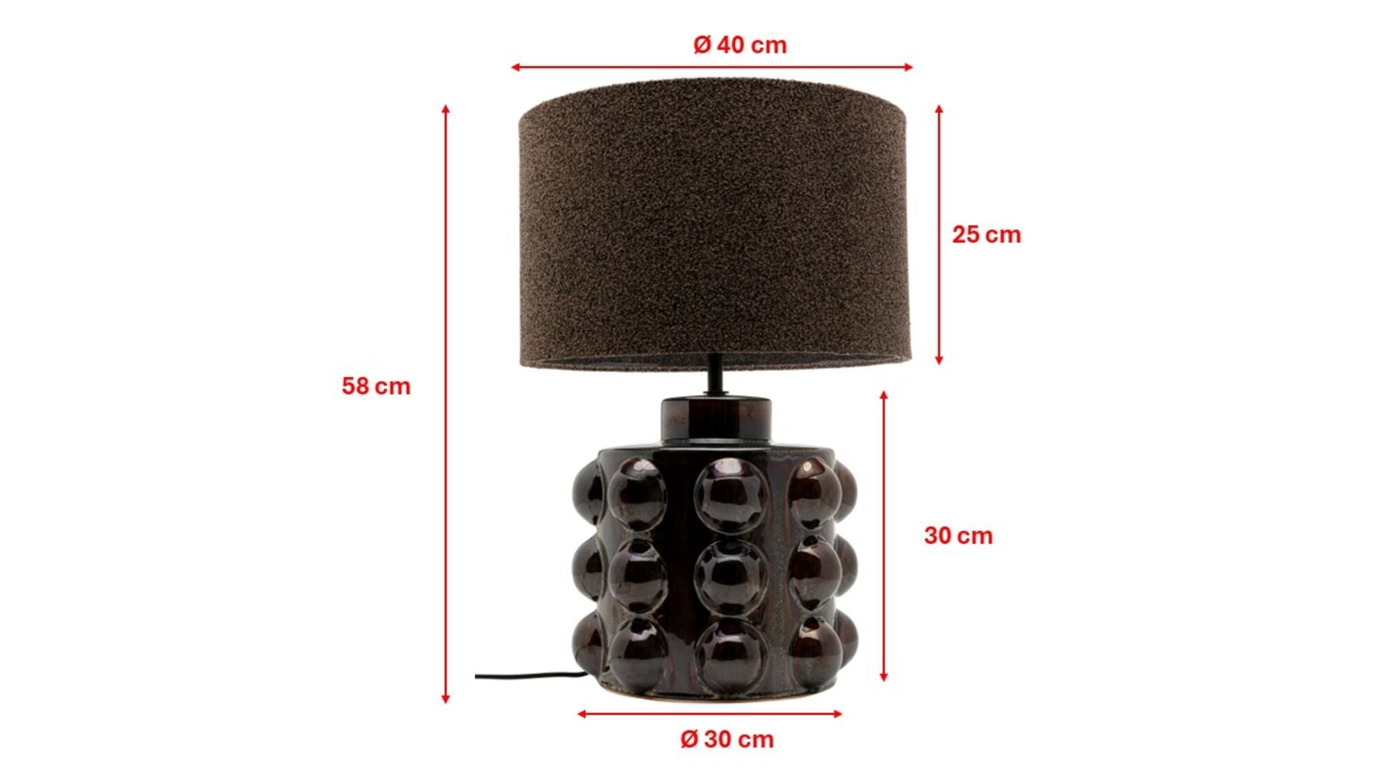 Lampa stołowa Calamaro