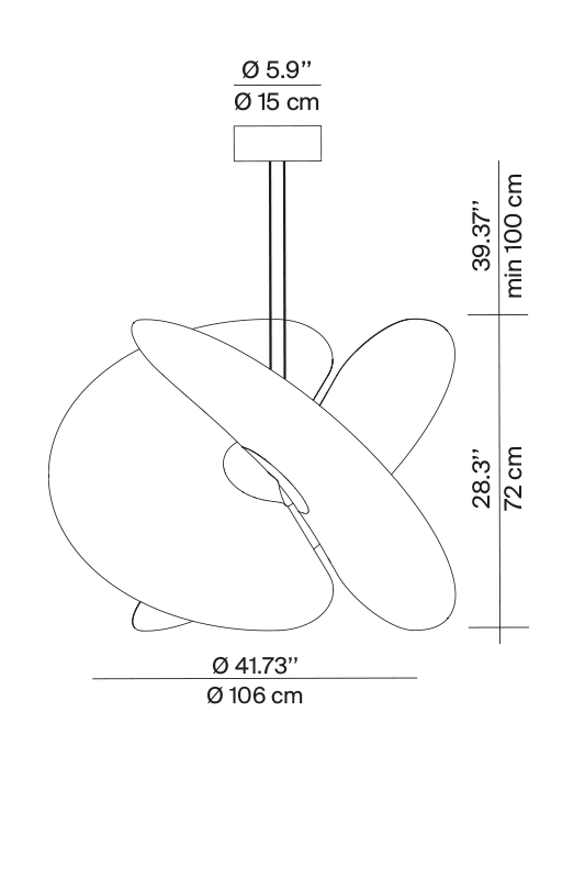 Lampa wisząca Levante – Luceplan