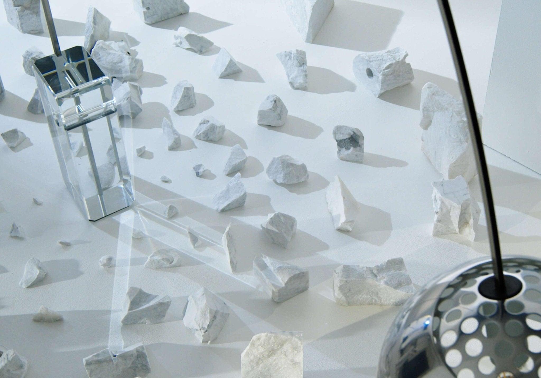 Lampa podłogowa łukowa ARCO K szkło