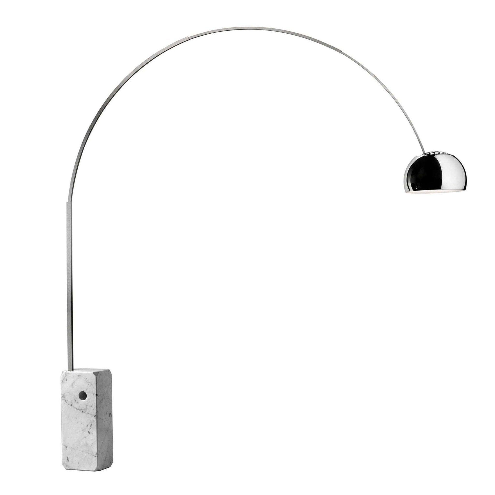 Lampa podłogowa ARCO LED marmur